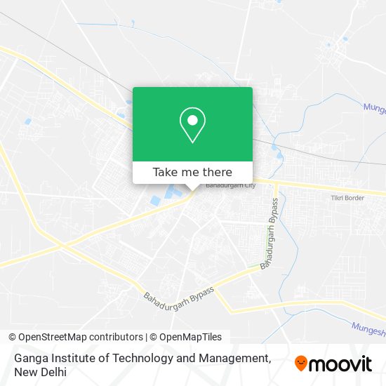 Ganga Institute of Technology and Management map