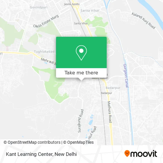 Kant Learning Center map