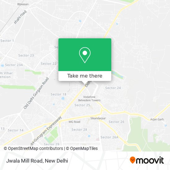 Jwala Mill Road map