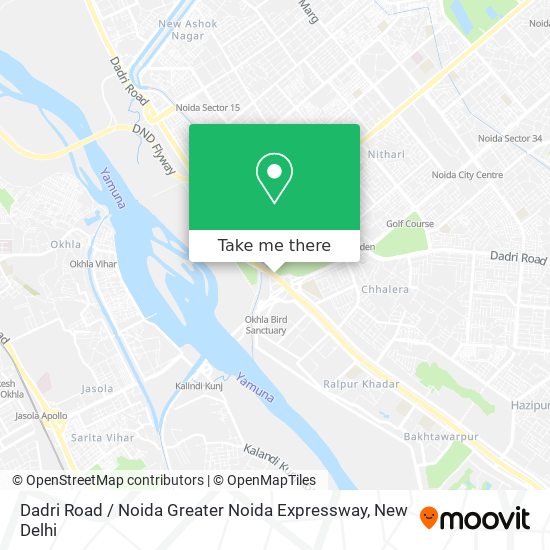 Dadri Road / Noida Greater Noida Expressway map