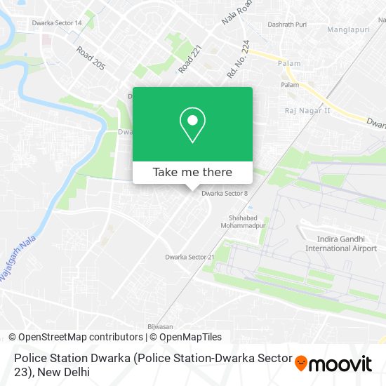 Police Station Dwarka (Police Station-Dwarka Sector 23) map