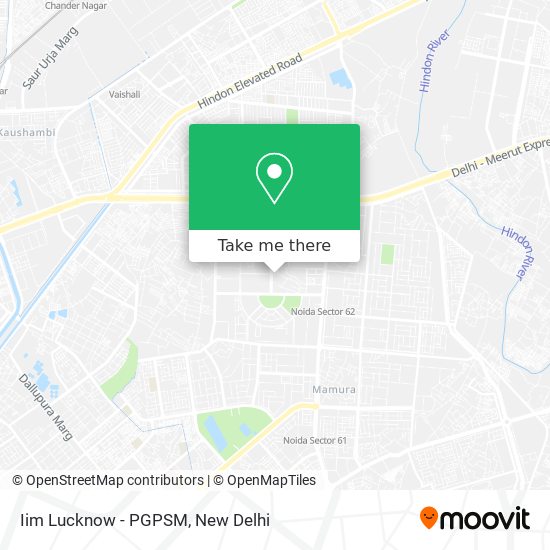 Iim Lucknow - PGPSM map