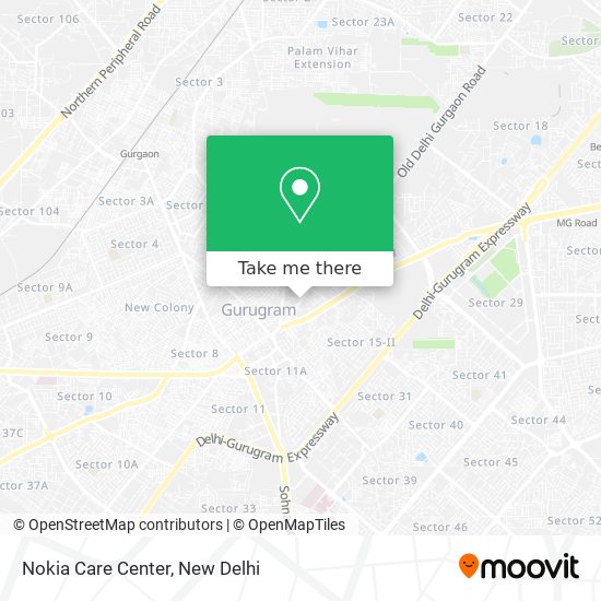 Nokia Care Center map