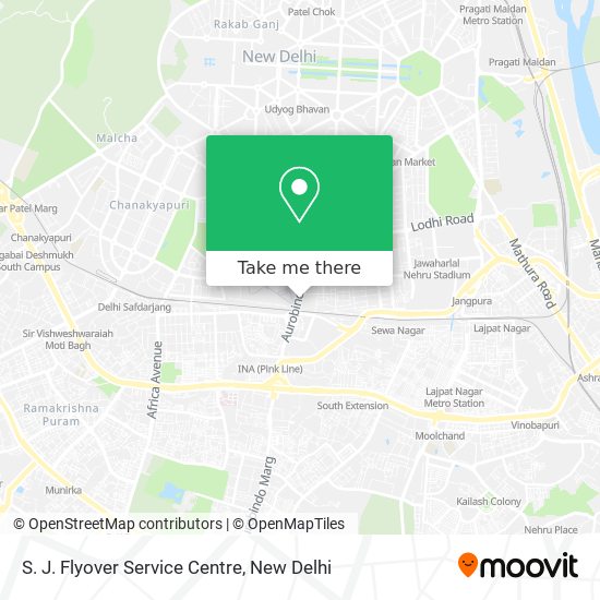 S. J. Flyover Service Centre map