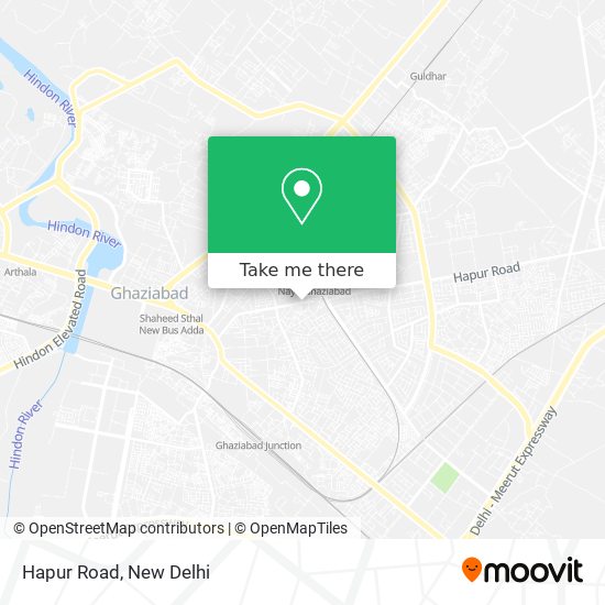 Hapur Road map