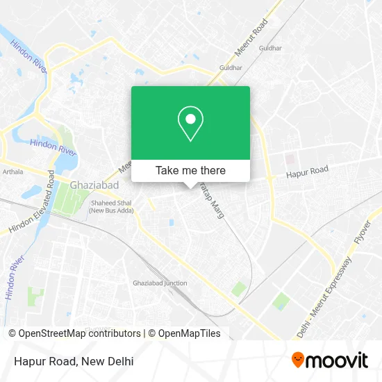 How to Get to Hapur Road in Ghaziabad by Bus, Metro or Train?
