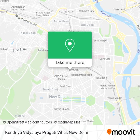Kendriya Vidyalaya Pragati Vihar map