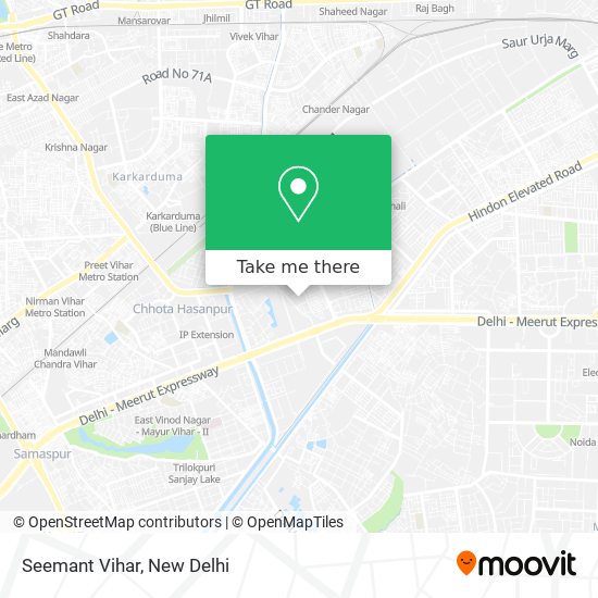 Seemant Vihar map