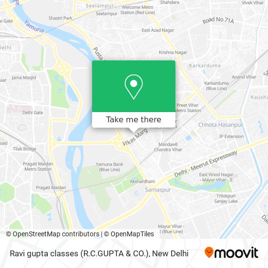 Ravi gupta classes (R.C.GUPTA & CO.) map