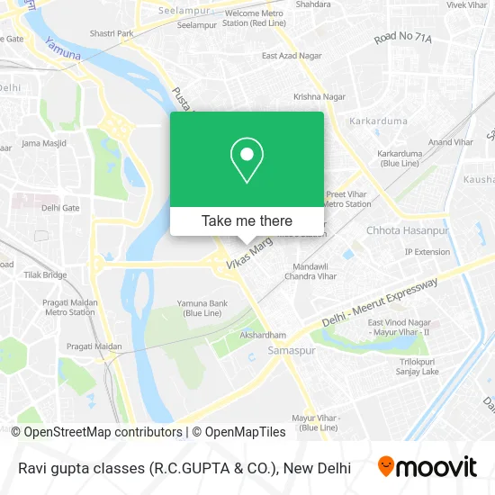 Ravi gupta classes (R.C.GUPTA & CO.) map