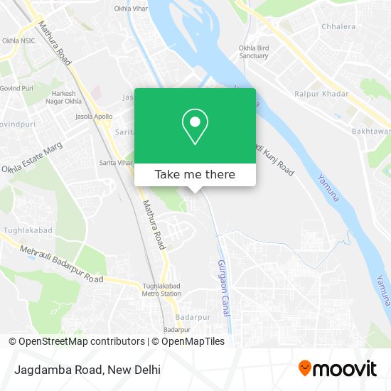 Jagdamba Road map