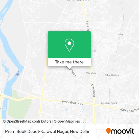 Prem Book Depot-Karawal Nagar map