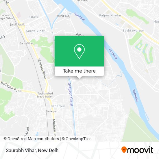 Saurabh Vihar map