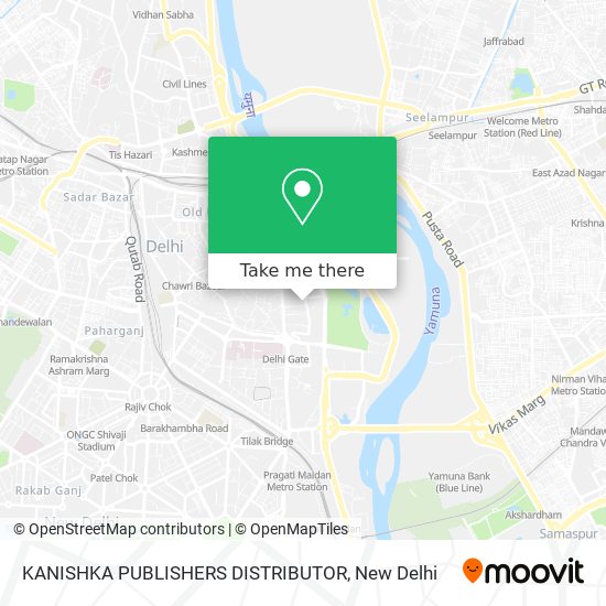 KANISHKA PUBLISHERS DISTRIBUTOR map