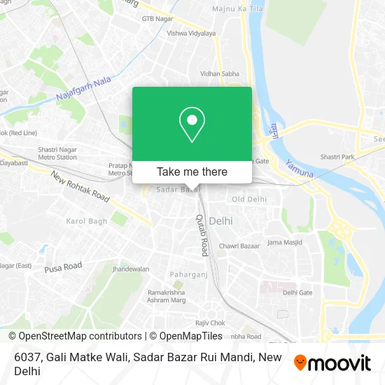 6037, Gali Matke Wali, Sadar Bazar Rui Mandi map
