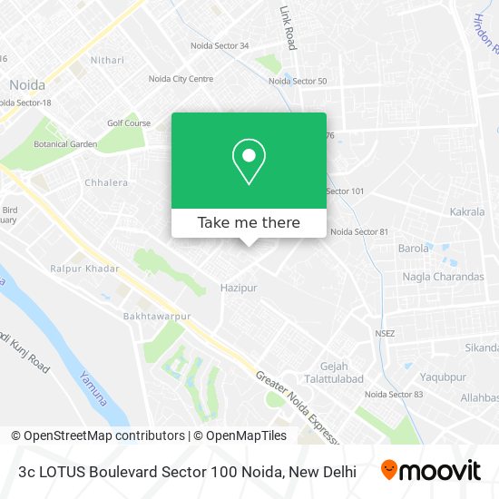3c LOTUS Boulevard Sector 100 Noida map