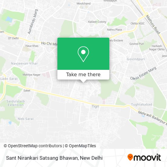 Sant Nirankari Satsang Bhawan map