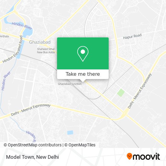 Model Town map