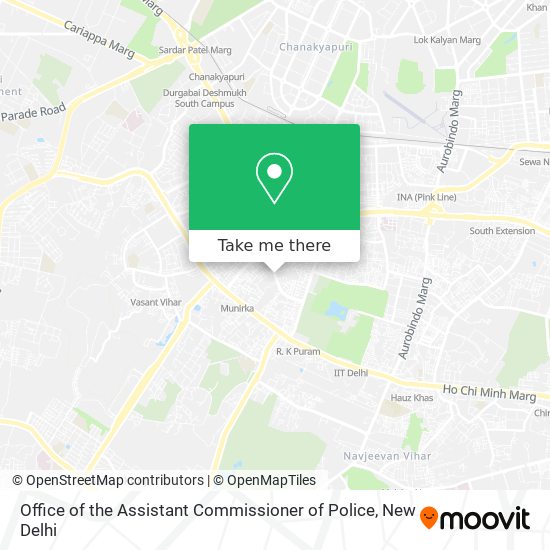 Office of the Assistant Commissioner of Police map