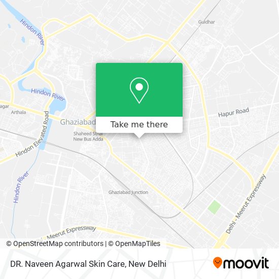DR. Naveen Agarwal Skin Care map