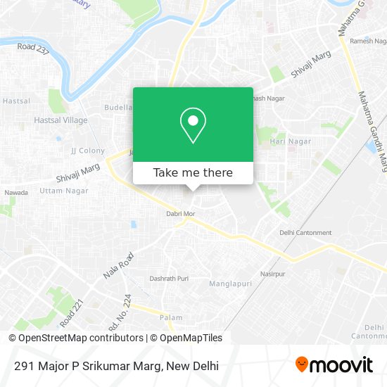 291 Major P Srikumar Marg map
