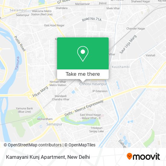 Kamayani Kunj Apartment map