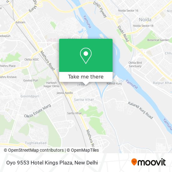 Oyo 9553 Hotel Kings Plaza map