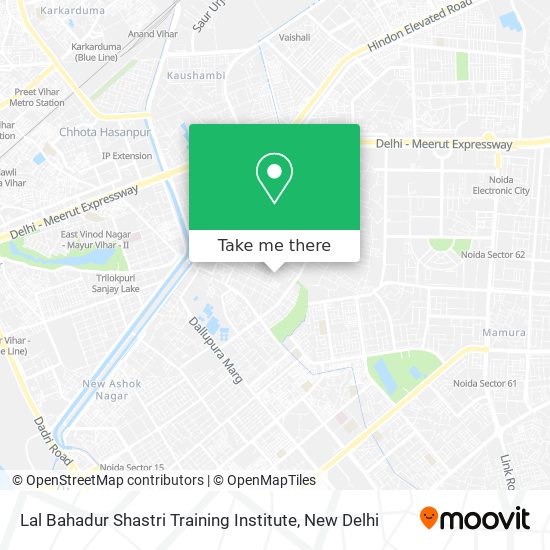 Lal Bahadur Shastri Training Institute map
