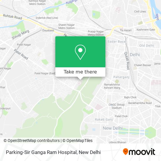 Parking-Sir Ganga Ram Hospital map