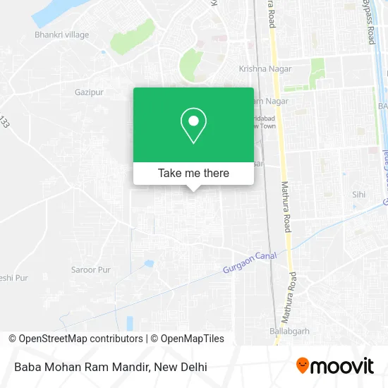 Baba Mohan Ram Mandir map