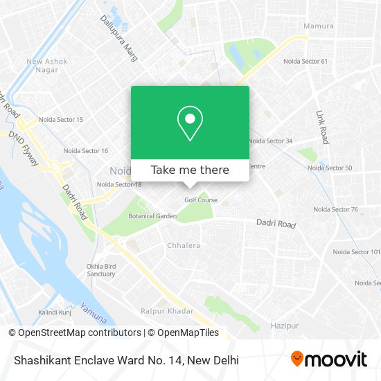 Shashikant Enclave Ward No. 14 map