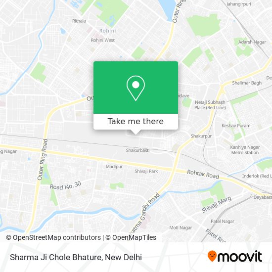 Sharma Ji Chole Bhature map