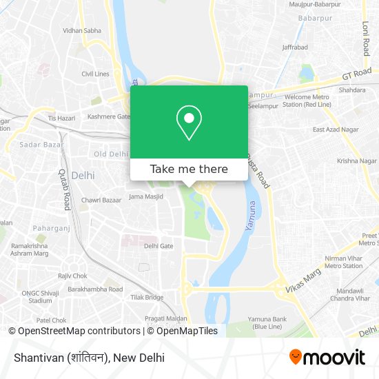 Shantivan (शांतिवन) map