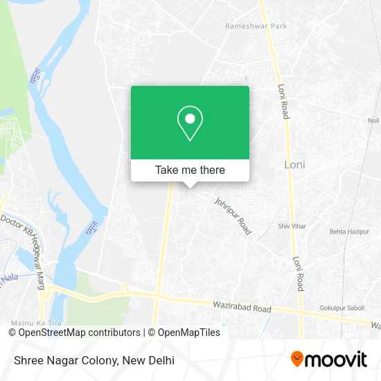 Shree Nagar Colony map