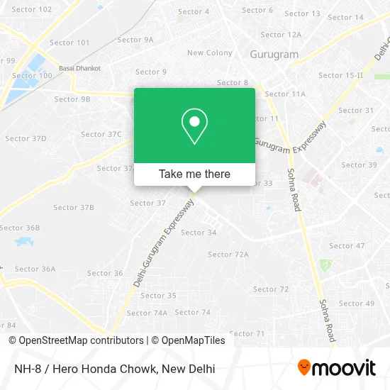 NH-8 / Hero Honda Chowk map