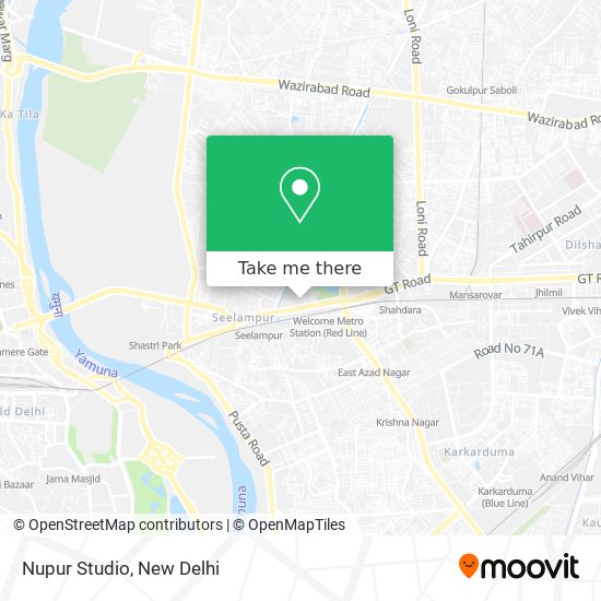 Nupur Studio map