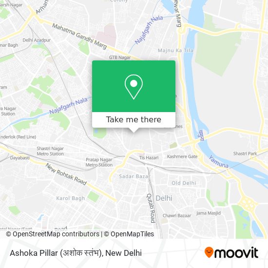 Ashoka Pillar (अशोक स्तंभ) map