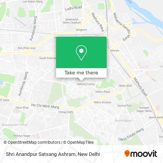 Shri Anandpur Satsang Ashram map