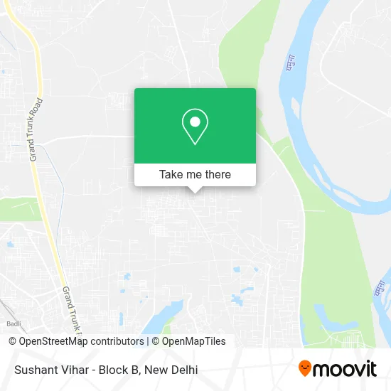 Sushant Vihar-Block B map