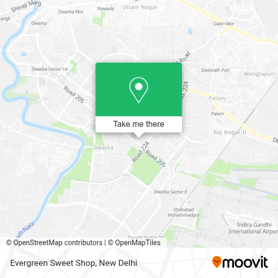 Evergreen Sweet Shop map