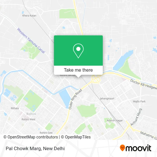 Pal Chowk Marg map