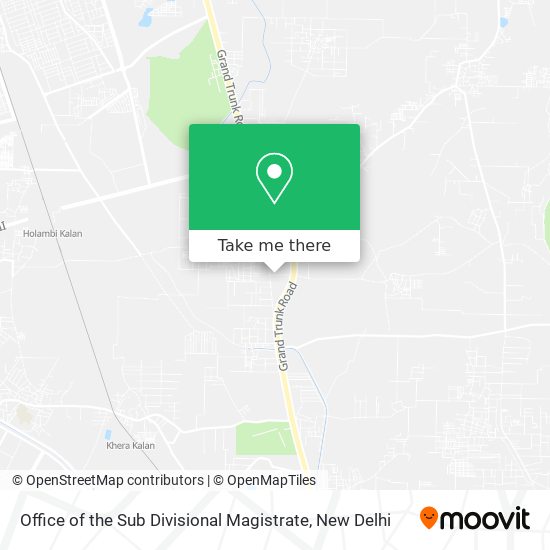 Office of the Sub Divisional Magistrate map