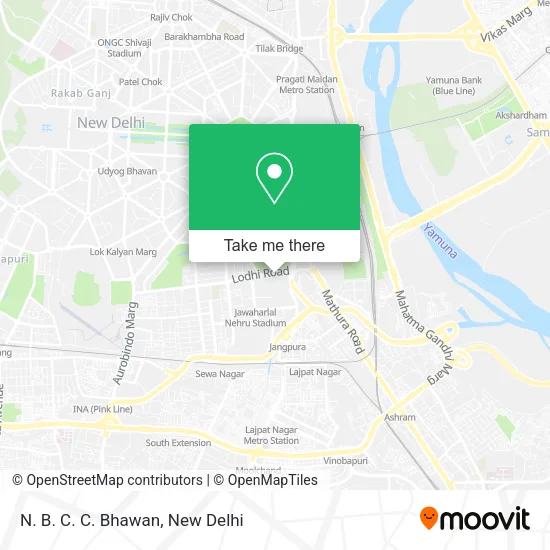 N. B. C. C. Bhawan map