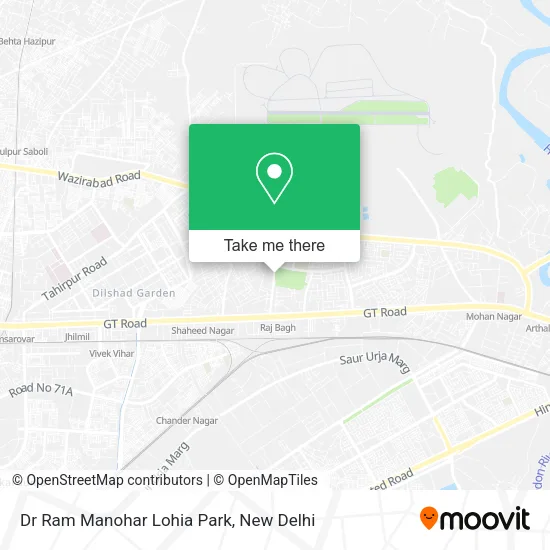 Dr Ram Manohar Lohia Park map
