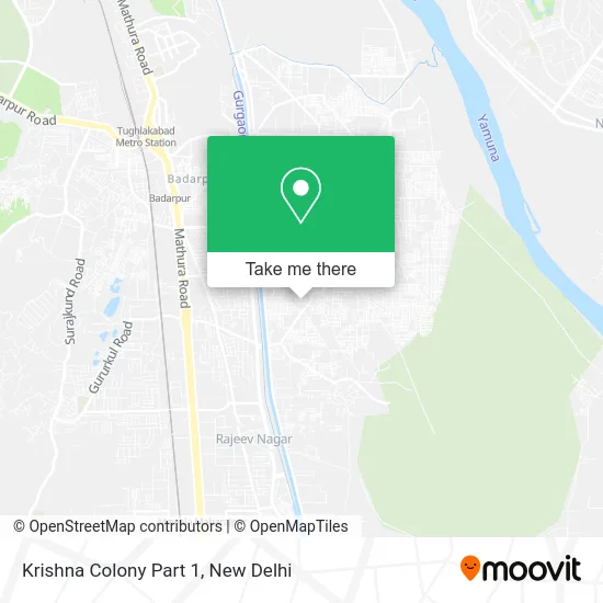 Krishna Colony Part 1 map