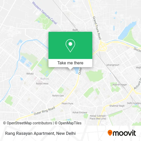 Rang Rasayan Apartment map