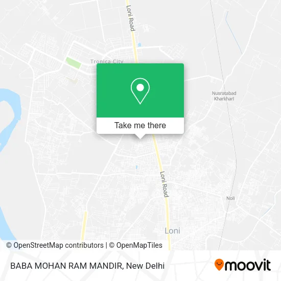 BABA MOHAN RAM MANDIR map