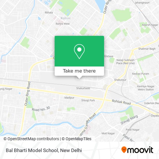 Bal Bharti Model School map