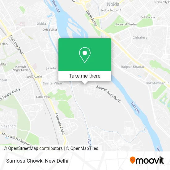 Samosa Chowk map