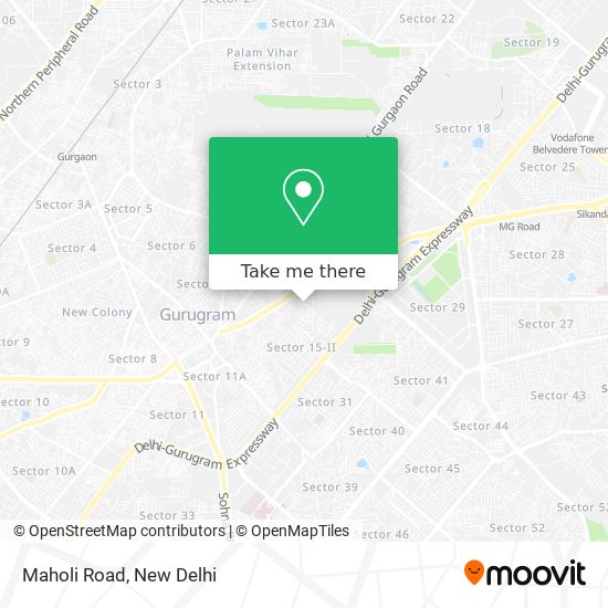 Maholi Road map